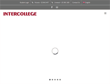 Tablet Screenshot of intercollege.ac.cy